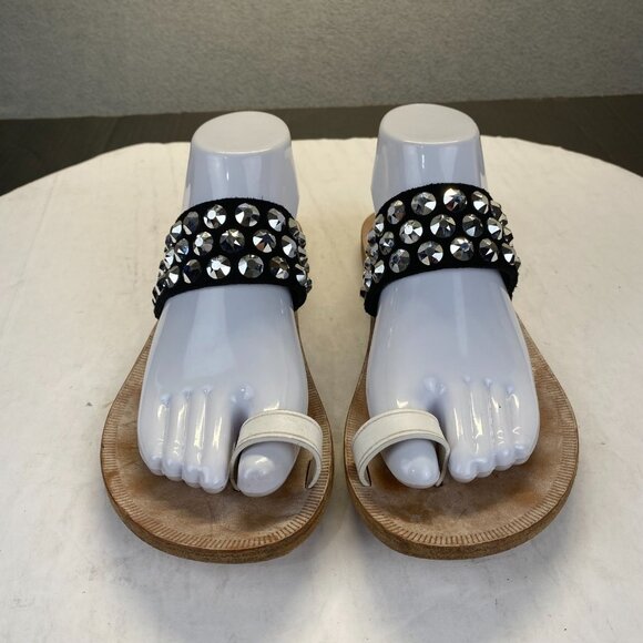 Pedro Garcia España,Xenia studded slide sandals size 39.5 US 9,Black  $450 - Picture 10 of 12